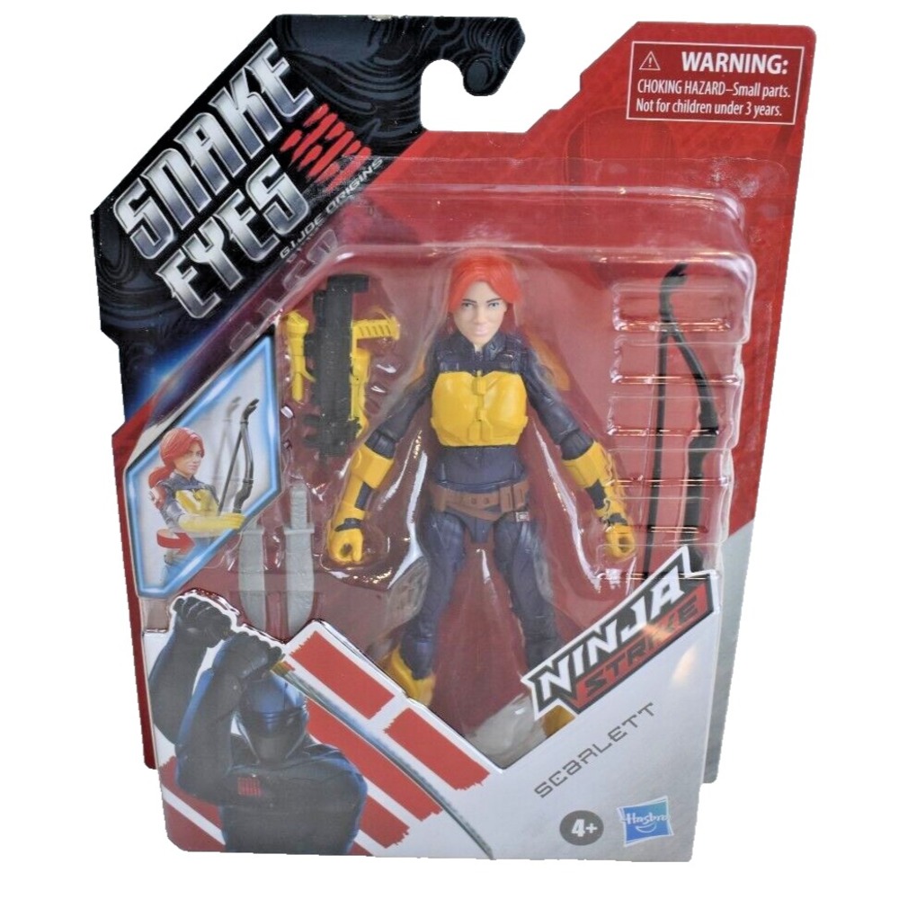 Hasbro G.I. Joe Scarlett Snake Eyes Movie 6in Ninja Strike Action Figure F1000